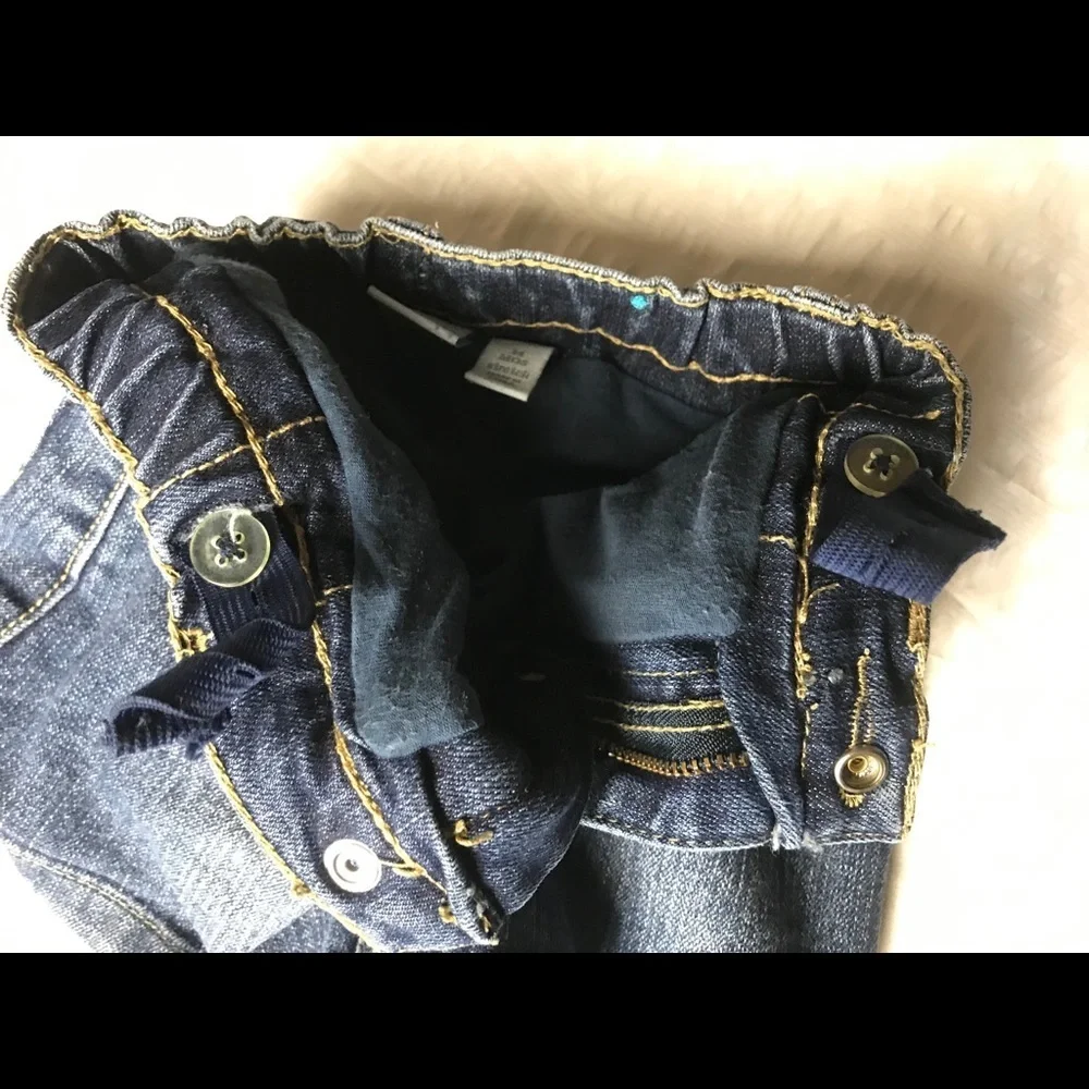 BABY HEADQUARTERS Hooded Cape & Jean Skirt 24M